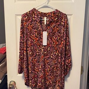 Floral Print Women's Top